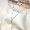 SILVER HEART NECKLACE
