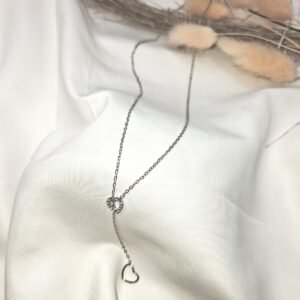 SILVER HEART NECKLACE