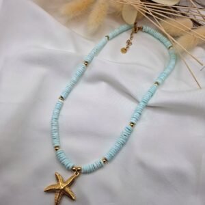 MINT STARFISH NECKLACE