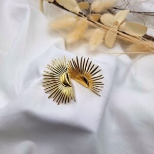 SOLAR GLOW GOLD EARRINGS